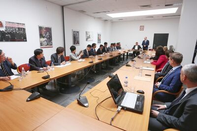 Delegacja koreańska z wizytą w Instytucie Pamięci Narodowej – Warszawa, 5 czerwca 2017. Fot. Sławomir Kasper (IPN)