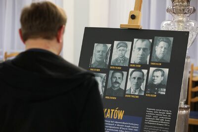 Ogólnopolska konferencja naukowa „Kapelani Katyńscy” – Warszawa, 12 kwietnia 2023. Fot. Mikołaj Bujak (IPN)