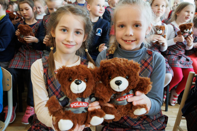 Spektakl „Historia Misia Wojtka” na Litwie. Przedszkole Zielone Wzgórze – 17–19 kwietnia 2023. Fot. Marian Paluszkiewicz