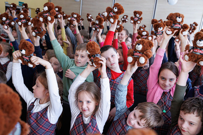 Spektakl „Historia Misia Wojtka” na Litwie. Przedszkole Zielone Wzgórze – 17–19 kwietnia 2023. Fot. Marian Paluszkiewicz