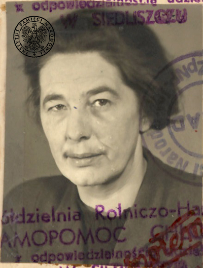 Helena Żurowska, zdjęcie legitymacyjne (fot. z zasobu IPN)