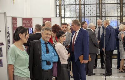 Otwarcie wystawy „Solidarność Walcząca” w Sejmie – 20 czerwca, 2017. Fot. Marcin Jurkiewicz (IPN)