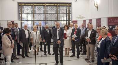 Otwarcie wystawy „Solidarność Walcząca” w Sejmie – 20 czerwca, 2017. Fot. Marcin Jurkiewicz (IPN)