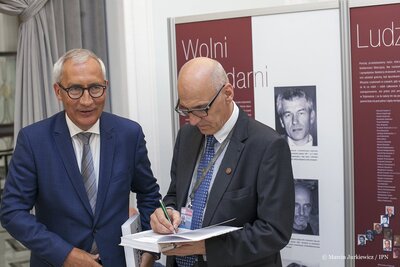 Otwarcie wystawy „Solidarność Walcząca” w Sejmie – 20 czerwca, 2017. Fot. Marcin Jurkiewicz (IPN)