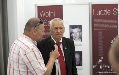 Otwarcie wystawy „Solidarność Walcząca” w Sejmie – 20 czerwca, 2017. Fot. Marcin Jurkiewicz (IPN)