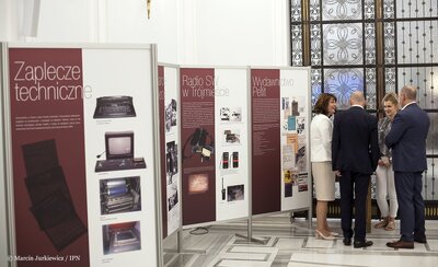 Otwarcie wystawy „Solidarność Walcząca” w Sejmie – 20 czerwca, 2017. Fot. Marcin Jurkiewicz (IPN)