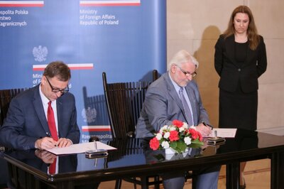 Podpisanie porozumienia o współpracy MSZ i IPN – Warszawa, 26 czerwca 2017. Fot. Sławomir Kasper
