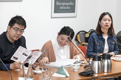 Chińscy dziennikarze z wizytą w IPN – Warszawa, 4 lipca 2017. Fot. Marcin Jurkiewicz (IPN)