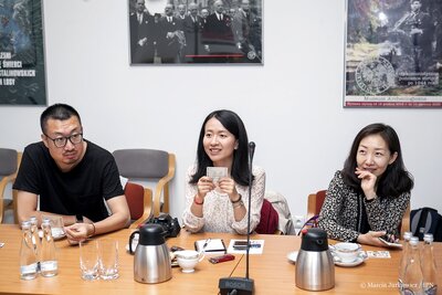 Chińscy dziennikarze z wizytą w IPN – Warszawa, 4 lipca 2017. Fot. Marcin Jurkiewicz (IPN)