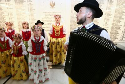 Wystawa „Niedokończone msze wołyńskie” w Sejmie. Fot. Sławomir Kasper (IPN)