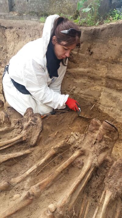 Dobrzyków – eksploracja grobu