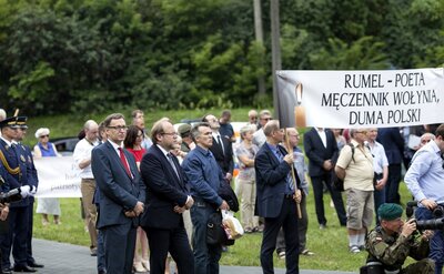 Uroczystości na Skwerze Wołyńskim w Warszawie – Warszawa, 11 lipca 2017. Fot. Marcin Jurkiewicz (IPN)