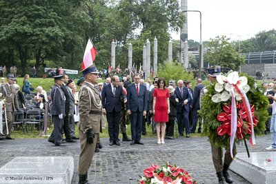 Uroczystości na Skwerze Wołyńskim w Warszawie – Warszawa, 11 lipca 2017. Fot. Marcin Jurkiewicz (IPN)