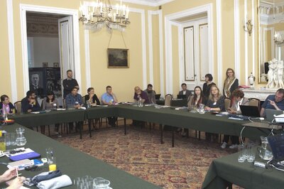 Seminarium dla nauczycieli historii z zagranicy.Fot. H.Domagała