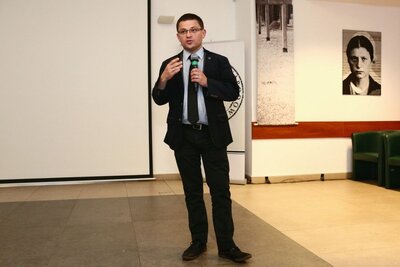 Wręczenie nagród za Najlepszy Debiut Historyczny Roku – Warszawa, 19 lipca 2017. Dr Paweł Libera. Fot. Sławomir Kasper (IPN)