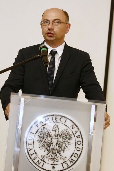 Wręczenie nagród za Najlepszy Debiut Historyczny Roku – wiceprezes IPN dr Mateusz Szpytma. Fot. Sławomir Kasper (IPN)