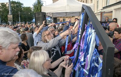 Marsz Pamięci – Warszawa, 22 lipca 2017. Fot. Marcin Jurkiewicz (IPN)