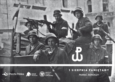 Kartka okolicznościowa poświęcona 73. rocznicy wybuchu Powstania Warszawskiego (1)