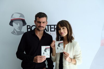 Antoni Pawlicki i Agnieszka Więdłocha – ambasadorzy kampanii BohaterON 2017. Fot. Piotr Litwic