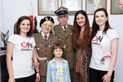 Zespół kampanii BohaterON z Danutą Gałkową i Bronisławem Maciaszczykiem – Stowarzyszenie Klub Kawalerów Orderu Wojennego Virtuti Militari