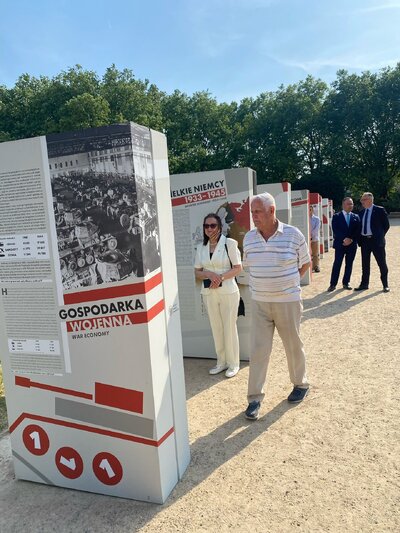Otwarcie wystawy IPN „Gospodarka III Rzeszy” w Szczecinie – 9 czerwca 2023. Fot. M. Nabzdyjak