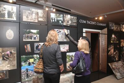 Wystawa „Milcząc, wołają”. Fot. Piotr Życieński