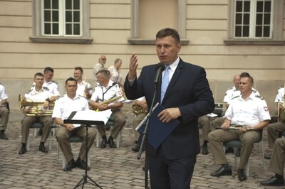 Otwarcie wystawy IPN „O Niepodległą. Rok 1914” na Zamku Królewskim w Warszawie