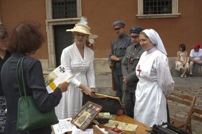 Otwarcie wystawy IPN „O Niepodległą. Rok 1914” na Zamku Królewskim w Warszawie