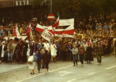 Pielgrzymka na Jasną Górę, lata 80.