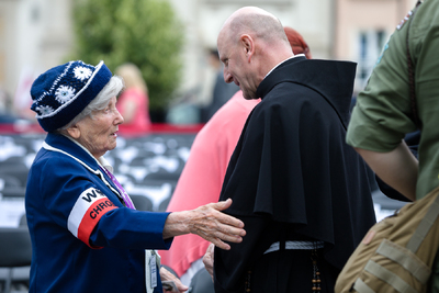 Uroczystości przy pomniku Powstania Warszawskiego na pl. Krasińskich – 31 lipca 2023. Fot. Sławek Kasper (IPN)