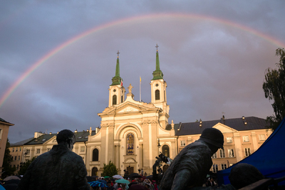 Uroczystości przy pomniku Powstania Warszawskiego na pl. Krasińskich – 31 lipca 2023. Fot. Sławek Kasper (IPN)