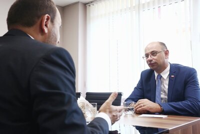 W Instytucie Polskim w Sofii.