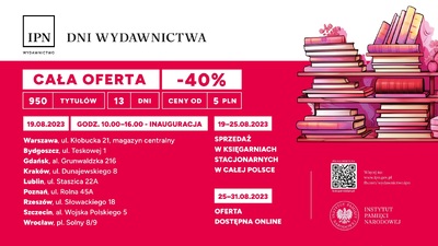 Zapraszamy na Dni Wydawnictwa IPN