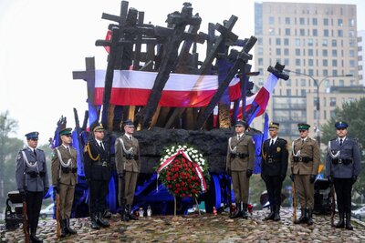 78. rocznica agresji sowieckiej na Polskę.Pomnik Poległym i Pomordowanym na Wschodzie – Warszawa, 17 września 2017