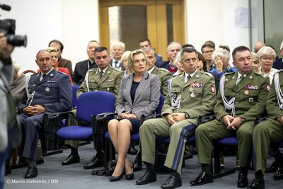 „Bohaterowie i ciche Bohaterki. Rzecz o Ofiarach Katynia i losach Ich Rodzin” konferencja w Muzeum Katyńskim – Warszawa, 18 września 2017. Fot. Marcin Jurkiewicz / IPN