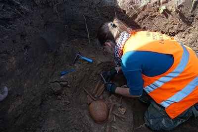 Prace Biura Poszukiwań i Identyfikacji IPN w Ostrożanach – 19 września 2017