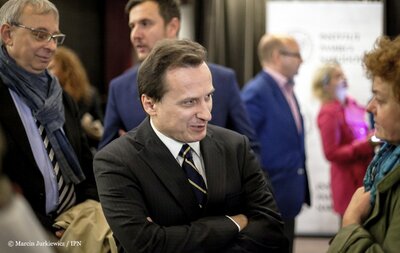 Scenarzysta filmu „Rozstrzelać Polaków” dr Tomasz Sommer – Warszawa, 20 września 2017. Fot. Marcin Jurkiewicz / IPN