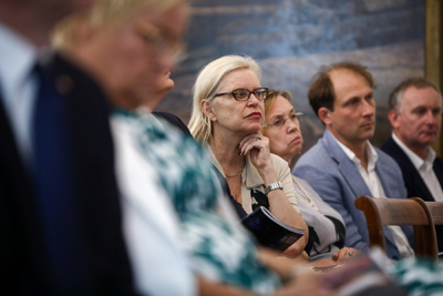 Konferencja naukowa „Niemiecki mord na Ulmach. Represje za pomoc ludności żydowskiej w kontekście realiów czasu Zagłady” – Warszawa, 7 września 2023. Fot. Sławek Kasper (IPN)