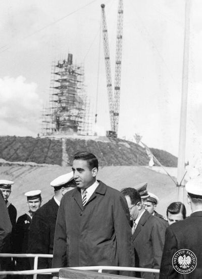 Członek delegacji irańskiej podczas wizyty w Gdańsku, wrzesień 1966 r. (fot. z zasobu IPN)