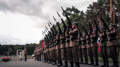 Upamiętnienie ofiar egzekucji w Puszczy Kampinoskiej – fot. MN/BUWiM