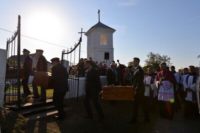 Pogrzeb polskich żołnierzy na Białorusi – Dołhinów, 27.09.2017