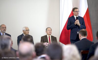 Międzynarodowa konferencja „»Operacja polska« NKWD 1937–1938. Przywracanie pamięci o zbrodni” – Warszawa, Belweder, 28 września 2017. Fot. Marcin Jurkiewicz/IPN