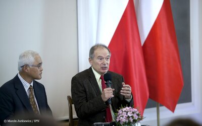 Prof. Nikołaj Iwanow – „»Operacja polska« NKWD 1937–1938. Przywracanie pamięci o zbrodni” – Warszawa, Belweder, 28 września 2017. Fot. Marcin Jurkiewicz/IPN