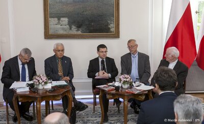 Międzynarodowa konferencja „»Operacja polska« NKWD 1937–1938. Przywracanie pamięci o zbrodni” – Warszawa, Belweder, 29 września 2017. Fot. Marcin Jurkiewicz/IPN