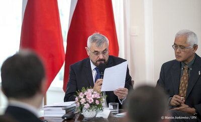 Międzynarodowa konferencja „»Operacja polska« NKWD 1937–1938. Przywracanie pamięci o zbrodni” – Warszawa, Belweder, 29 września 2017. Fot. Marcin Jurkiewicz/IPN