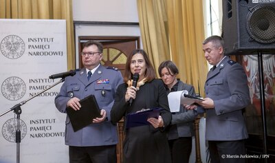 Gala finałowa konkursu „Policjanci w służbie historii” – Warszawa, 2 października 2017. Fot. Marcin Jurkiewicz/IPN