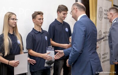 Gala finałowa konkursu „Policjanci w służbie historii” – Warszawa, 2 października 2017. Fot. Marcin Jurkiewicz/IPN