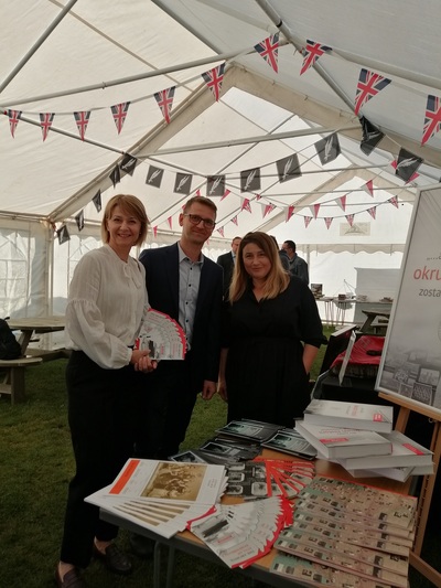 Wizyta delegacji IPN w Easton on the Hill – Anglia, 23 września 2023. Fot. IPN