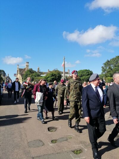 Wizyta delegacji IPN w Easton on the Hill – Anglia, 23 września 2023. Fot. IPN