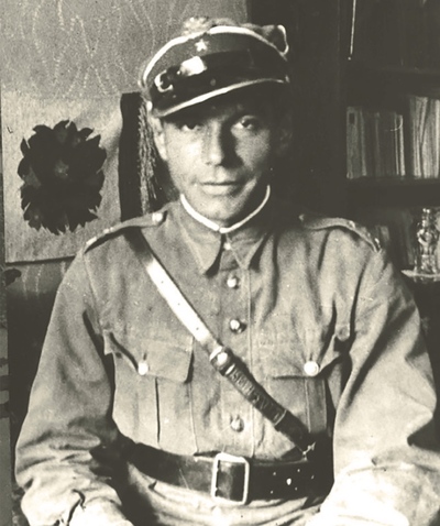 Władysław Sebyła, 1939 r. Fot. Sabina Sebyłowa, w książce: Władysław Sebyła. Lektury (Katowice 2017)